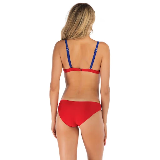 Title 4, Split sexy two piece swimsuit designed for a bo...