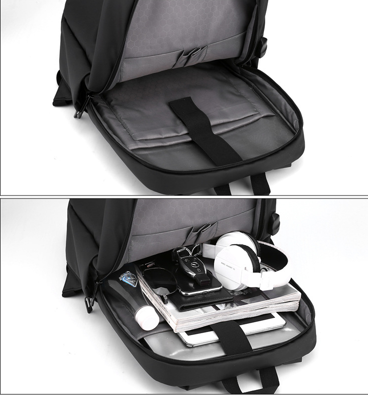 Mochila masculina clássica casual de negócios outdoor 2ª geração – Conforto, durabilidade e estilo para suas atividades ao ar livre e trabalho. — foto 2