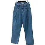 Personalisierte Straight Jeans für Damen. Maßgeschneiderte Passform für maximalen Komfort und einen stilvollen, geraden Schnitt. — foto 3