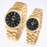 Rose gold black face male