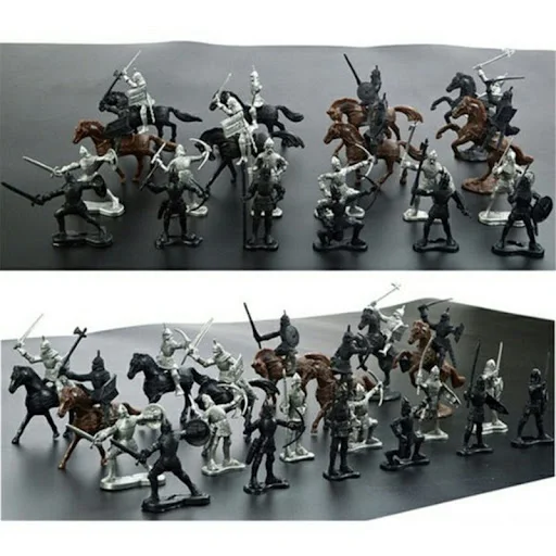 Title 4, Static Military Soldier Model Medieval Warrior,...