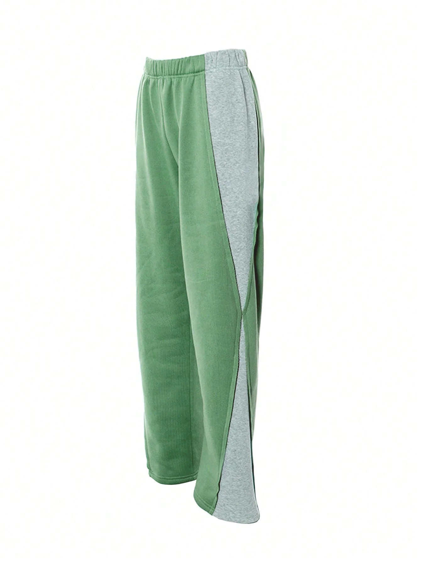 Title 30, Womens Elastic Waist Colorblock Straight Wide ...