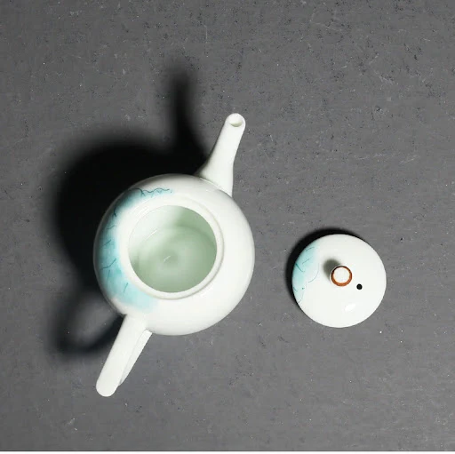 Title 7, Hand Painted Lotus-Function Underglaze Porcelai...