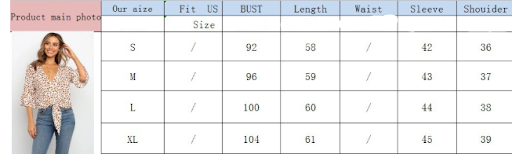 Title 1, V-neck flared sleeve knotted top, a stylish and...