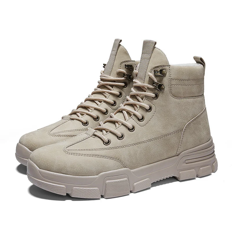Title 5, Sapatos Casuais Masculinos de Moda com Cano Méd...