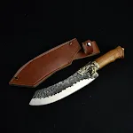 A Knife and leather case