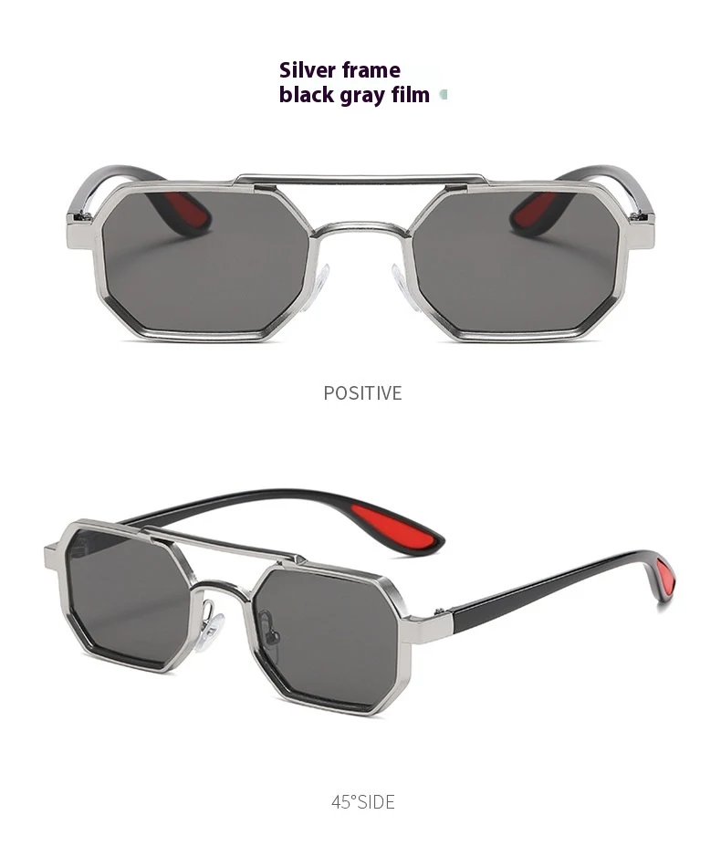 Title 17, Gafas de sol metálicas de moda con montura gran...