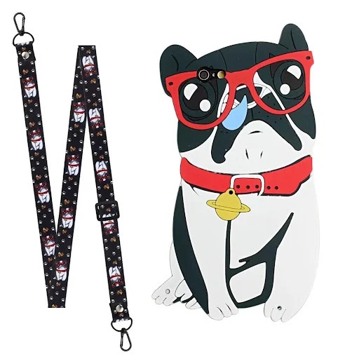 Title 6, Cartoon Sports Car Mobile Phone Shell with Brac...