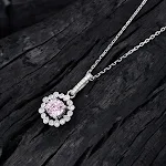 Conjunto de joias em prata 925 com duas peças deslumbrantes. Ideal para presentear e adicionar brilho a qualquer look. — foto 8