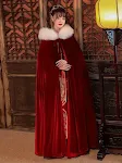 Red single side velvet