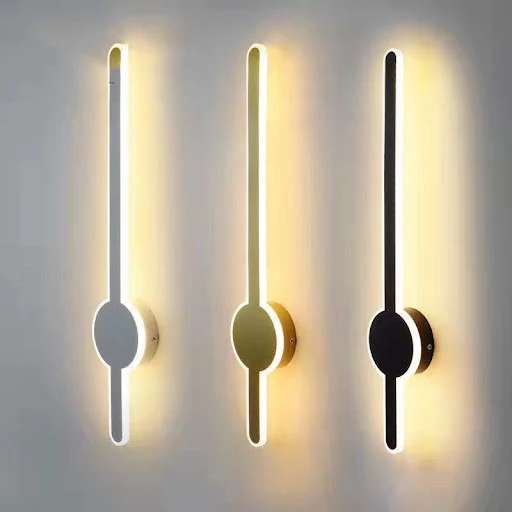 Title 4, Minimalist Luxury Line LED Acrylic Wall Light E...