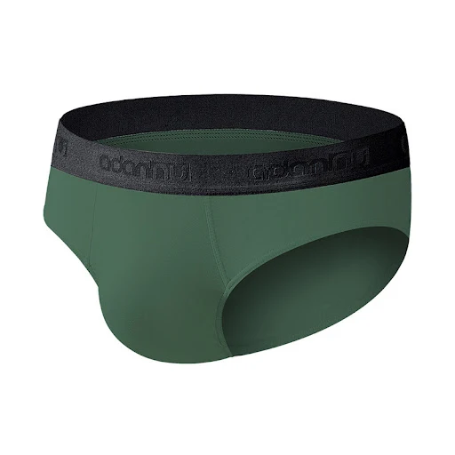 Title 4, Mens Modal Solid Color Mid Waist Elastic Under...
