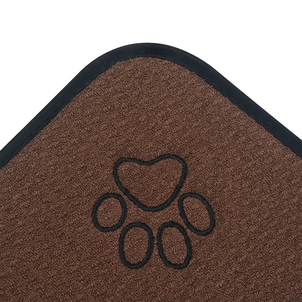 Title 8, Sinland Home Microfiber Pet Dog Food Bowl Mat C...