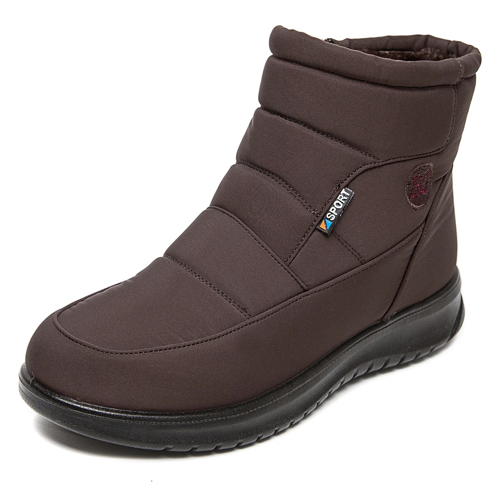 Women's Ankle Boots Non-slip Waterproof Snow Boots Flat Heels Warm Shoes for Winter Weather and Cold Conditions. — photo 4