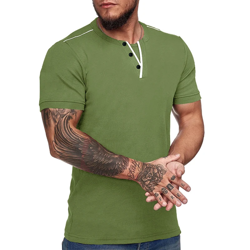 Title 4, New European and American Loose Mens T-shirt C...
