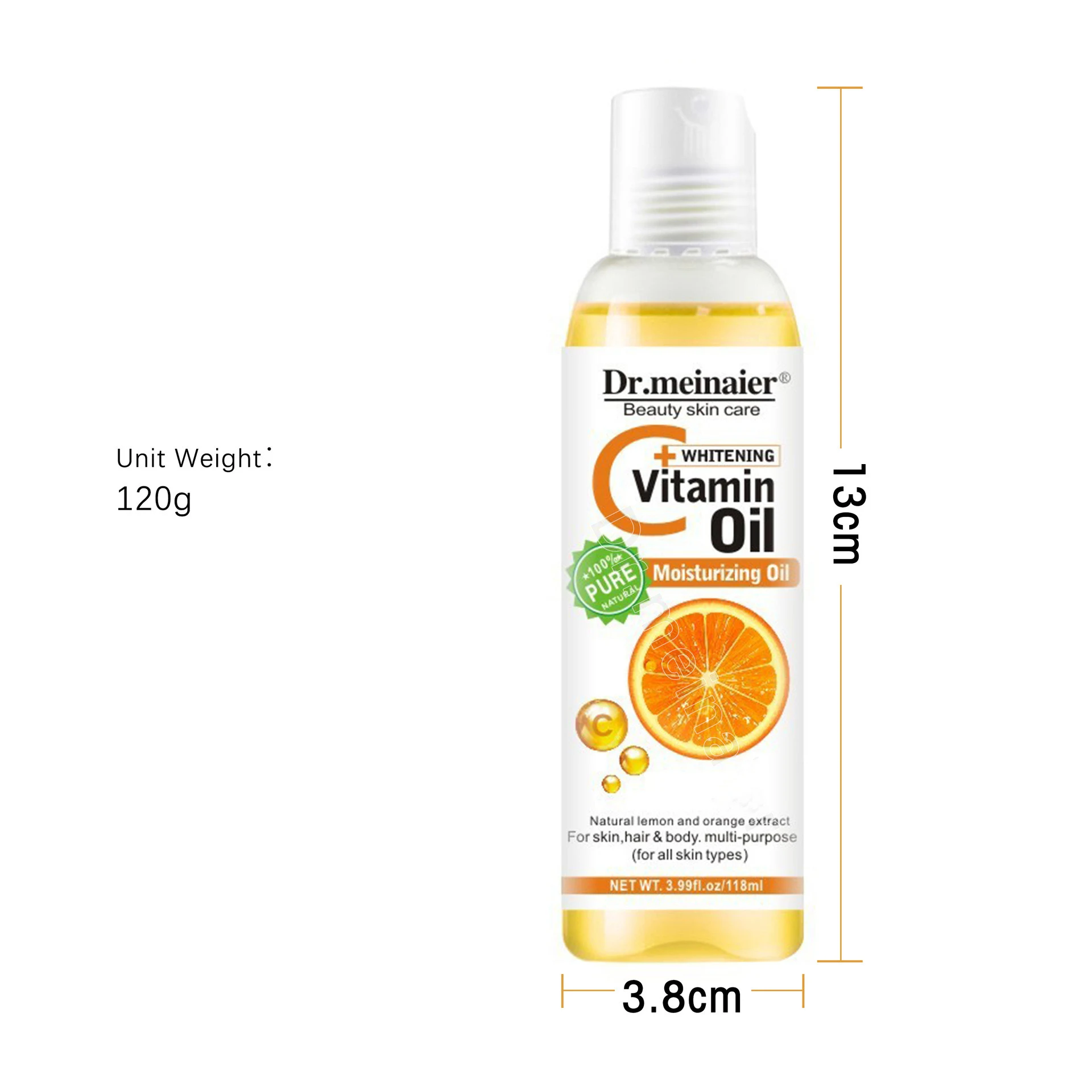 Natuurlijke castorolie, plantaardige vochtinbrengende olie met argan, voor huid en haar, intensieve verzorging en hydratatie. — foto 5