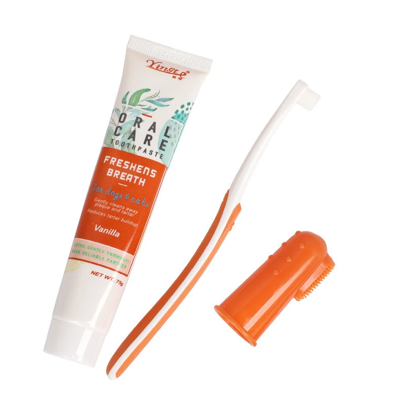 Pet Dog Fashion Cleaning Toothbrush Set. Gentle brushes, tasty flavors, and ergonomic design for effective teeth cleanin — photo 9