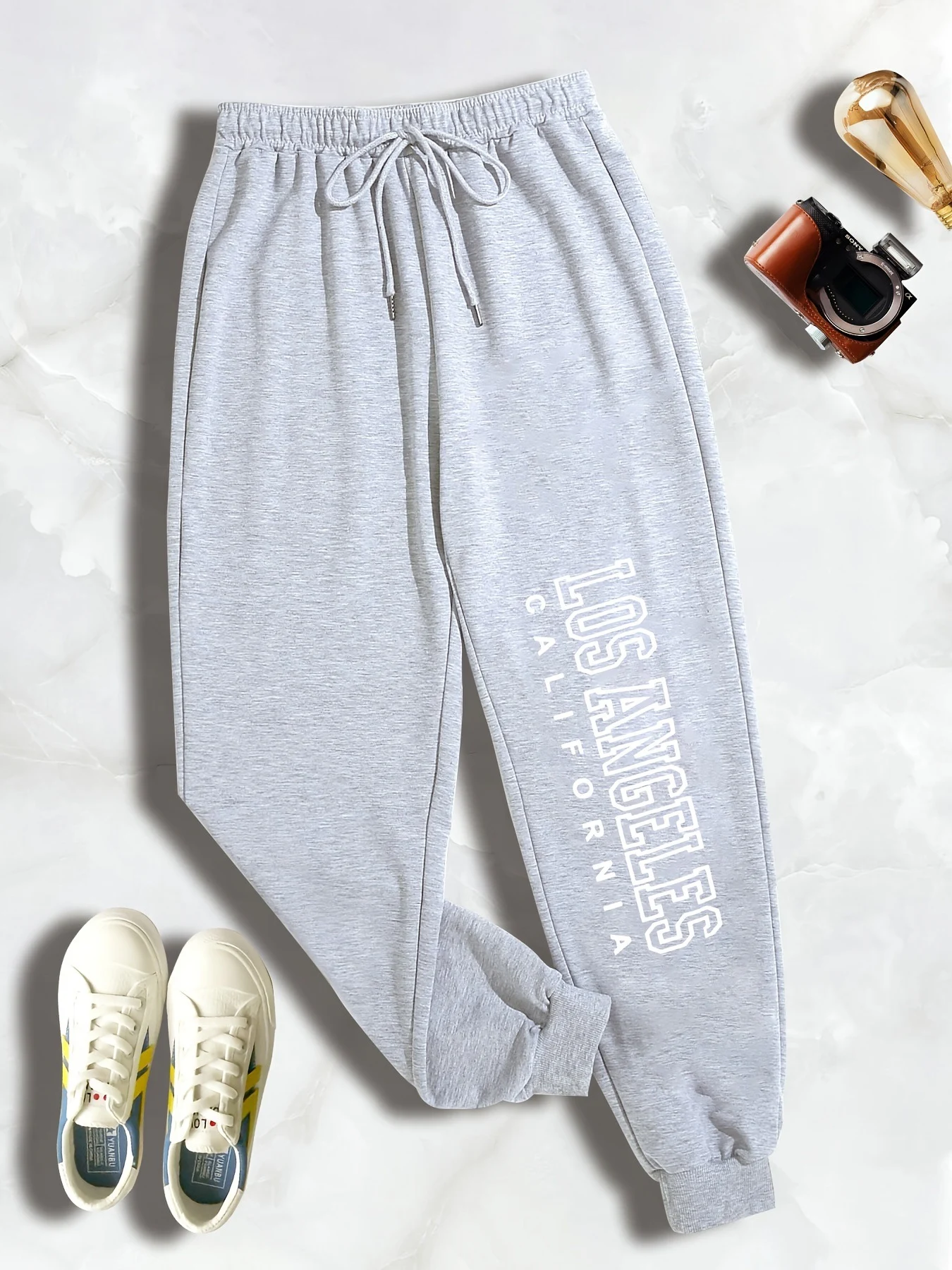 Autumn and Winter New Men's and Women's Loose Student Sweatpants for Leisure and Sports. Comfortable and stylish for eve — photo 8