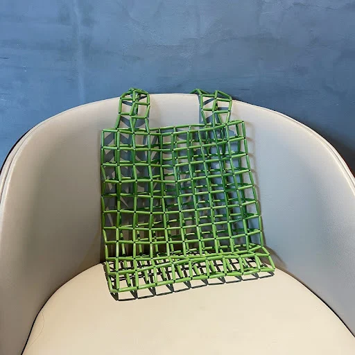 Title 11, Vintage Multicolor Beaded Handmade Shopping Bag...