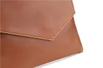 Leather Upgraded Men's Style Business Casual Fashion Hand-held Envelope File Bag, stylish and functional, perfect for wo — photo 2