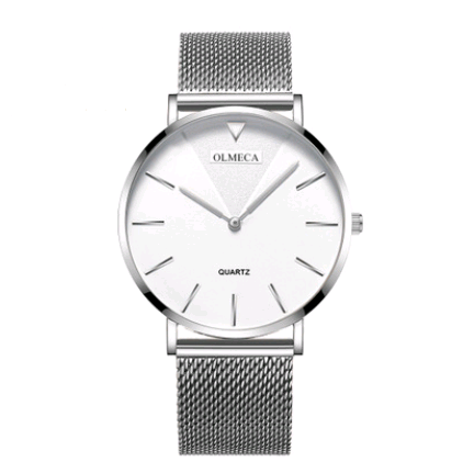 Simple Fashion Ladies Watch Mesh impermeable con cuarzo reloj personalizado Watch Femenina — foto 2