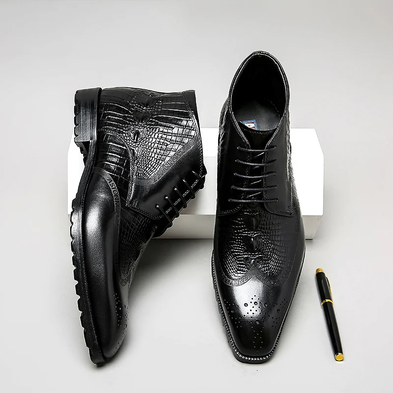 Men's Breathable Cowhide Martin Boots Comfortable and Stylish Durable Boots Perfect for Everyday Wear Classic Design and — photo 2