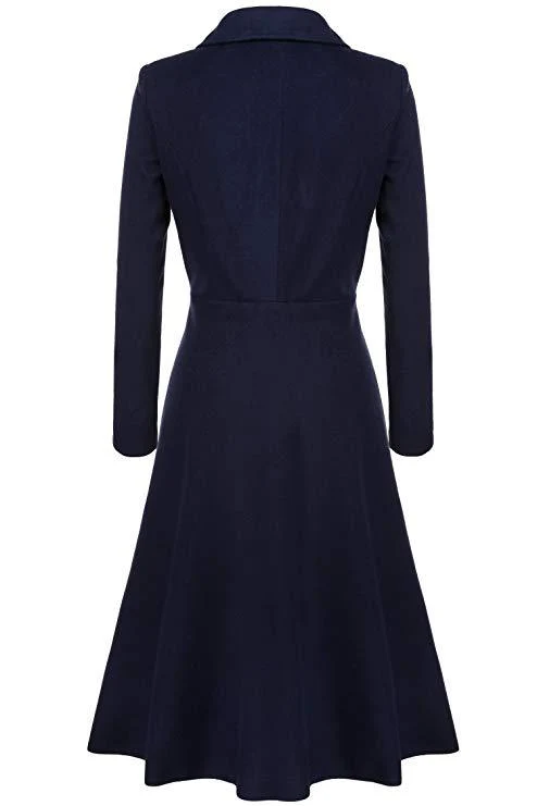 Title 3, Breasted Long Sleeve Trench Coat