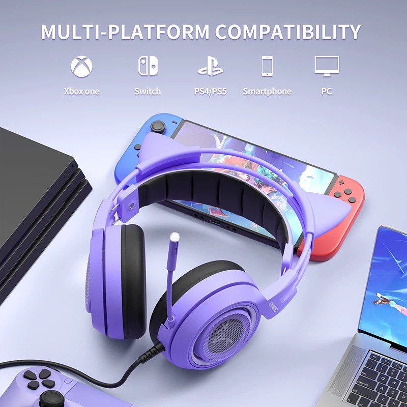 Title 2, Simple Home Head-mounted Computer Gaming Headse...