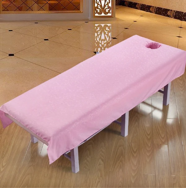 Lençol especial para maca de massagem fisioterapêutica à prova d'água e óleo, com furos, oferecendo conforto e proteção. — foto 2