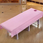 Lençol especial para maca de massagem fisioterapêutica à prova d'água e óleo, com furos, oferecendo conforto e proteção. — foto 2