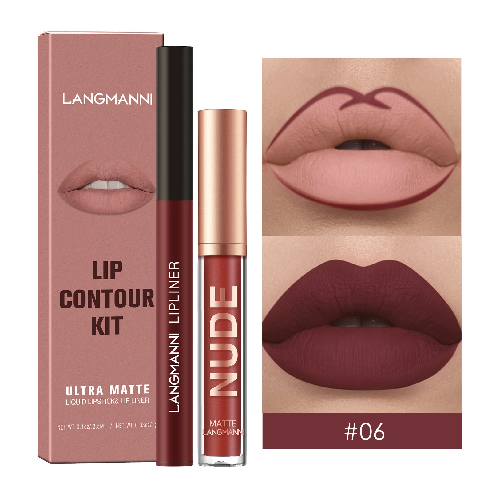 Make-up No Stain On Cup Matt Lipgloss Set – Kussfester Lippenstift, Matte Textur, Lang anhaltend, Perfekt für jeden Anlass — foto 6