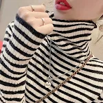 Black With High Collar