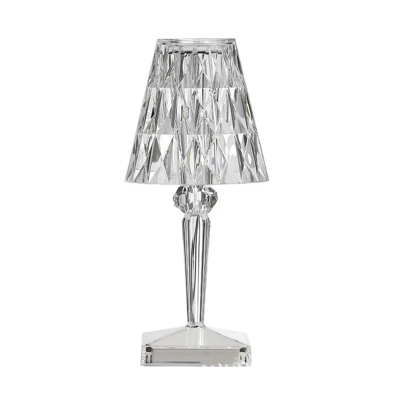 Title 2, Portable Diamond Table Lamp Colorful Touch. Enj...