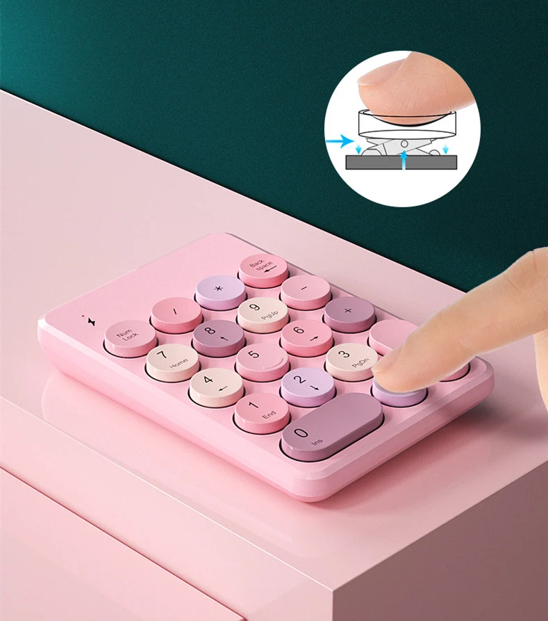 Title 11, Wireless Bluetooth Small Digital USB External K...