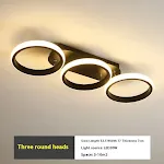 Black Three Round Shape