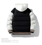 Thickened Down Cotton Jacket With Hood And Two Fake Pieces for Warmth and Comfort, a Stylish and Practical Winter Coat. — photo 5