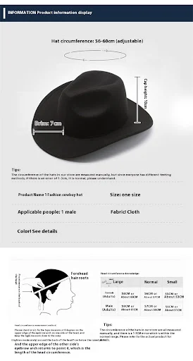 Title 9, Europese en Amerikaanse wollen cowboyhoed voor ...