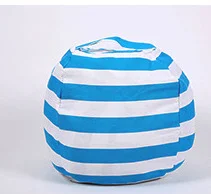 Bolsa grande de armazenamento para bichos de pelúcia, almofada sofá criativa para crianças. Organize e acomode brinquedos e sente-se com conforto. — foto 2