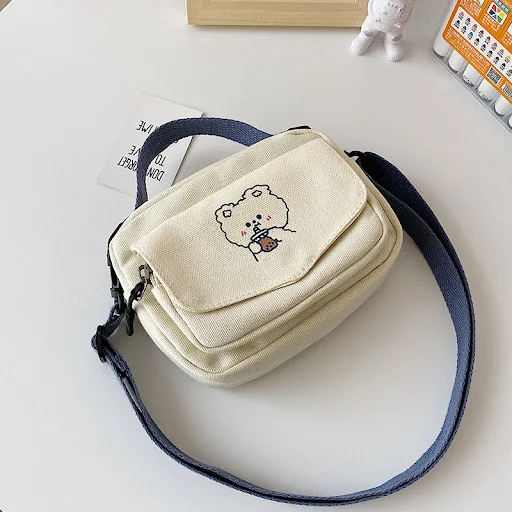 Title 4, Bolsa Quadrada Pequena de Lona Estilo Japonês p...