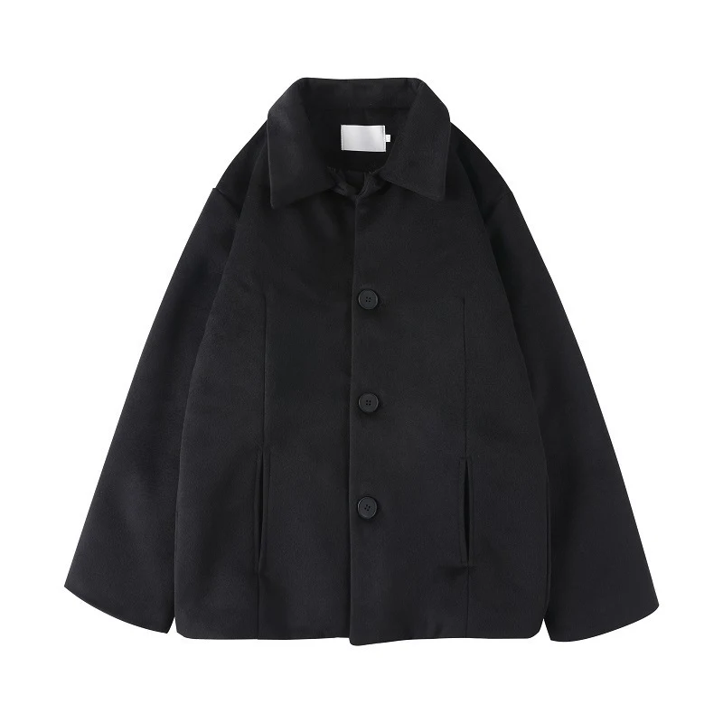 Title 6, All-match Bf couple loose casual jacket woolen ...