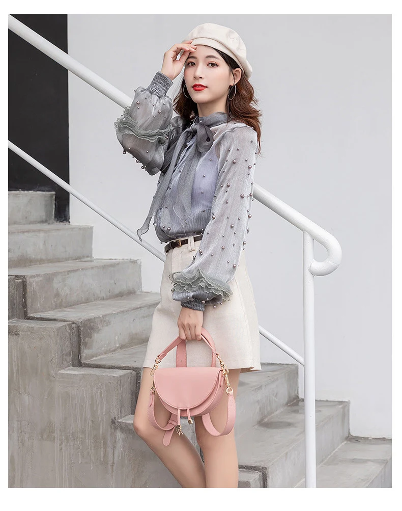 Bolso Semi-Círculo Bao Zi-Madre, Bandolera, Bolso Mensajero, Monedero Infantil, ¡Perfecto para Niños y Padres! Funcional y Elegante. — foto 5