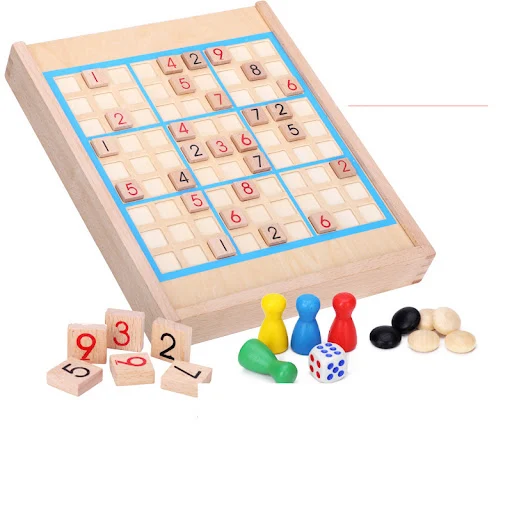 Title 9, Brinquedos Educativos Infantis Jiugongge Sudoku...