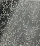 Crystal sequin embroidered transparent clothing fabric for stunning garments, perfect for adding sparkle and sophisticat — photo 3