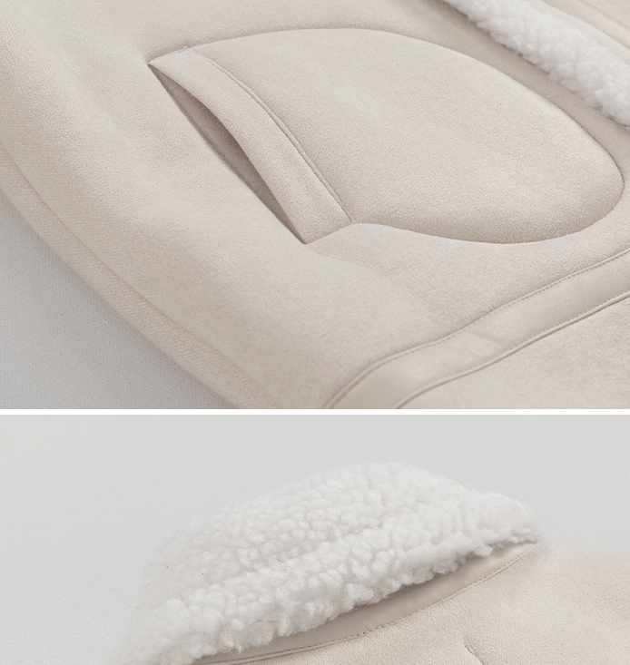 Title 4, Mens Lamb Cashmere Jacket Winter Thickened Loc...
