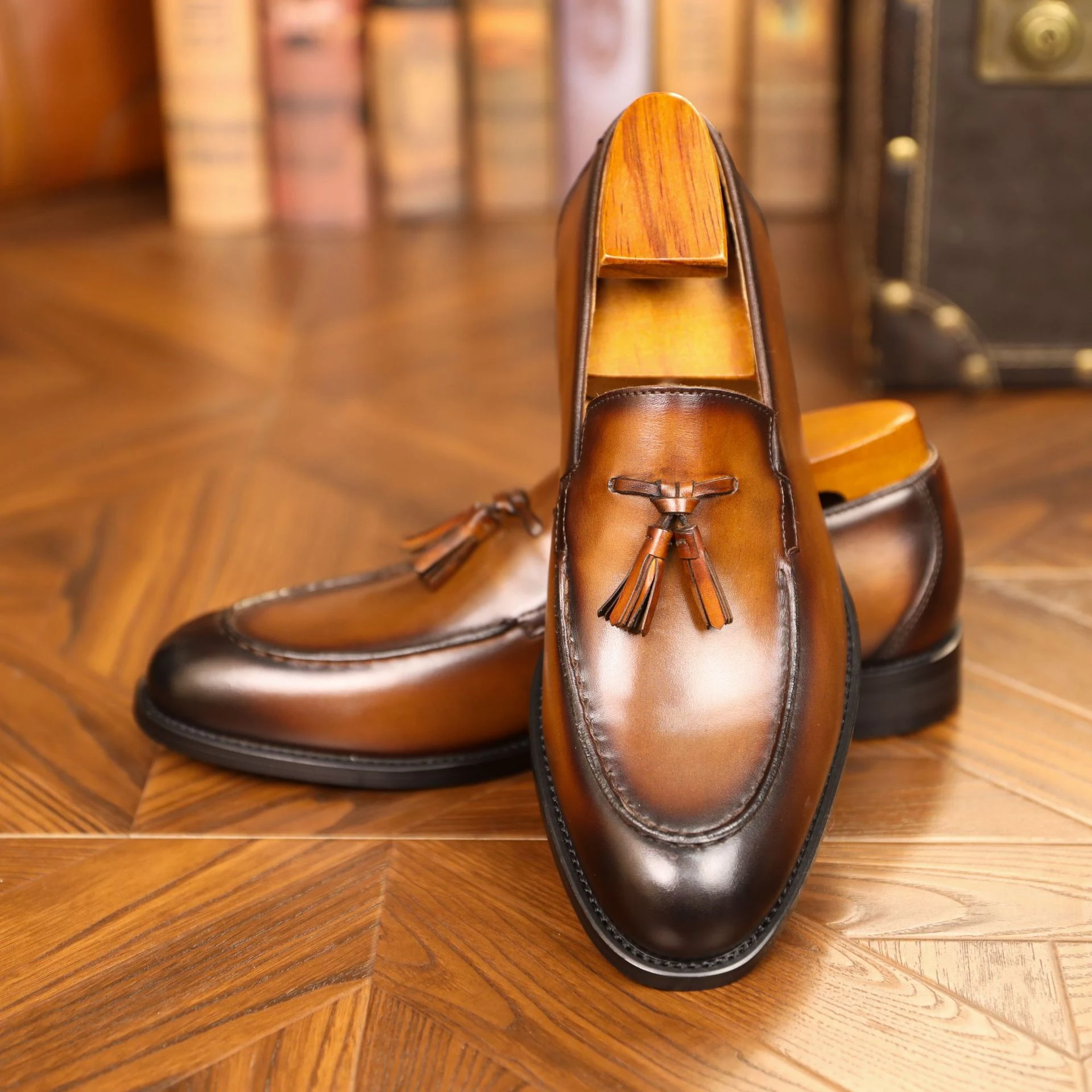 Herren Tassel Loafers Britischer Stil High-End Schuhe Exklusiver Look Maximaler Komfort Perfekt für Business und Freizeit — foto 5