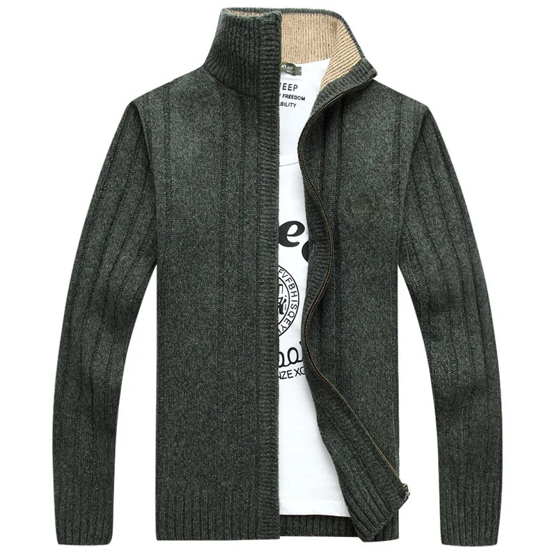 Title 3, Mens Stand Collar Sweater. Experience comfort ...