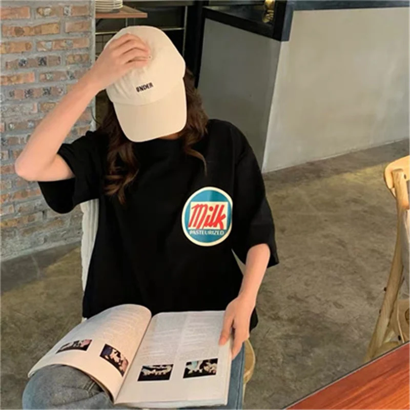 All-match loose short-sleeved T-shirt for women, versatile and comfortable. Perfect for any occasion, easy to style and — photo 2