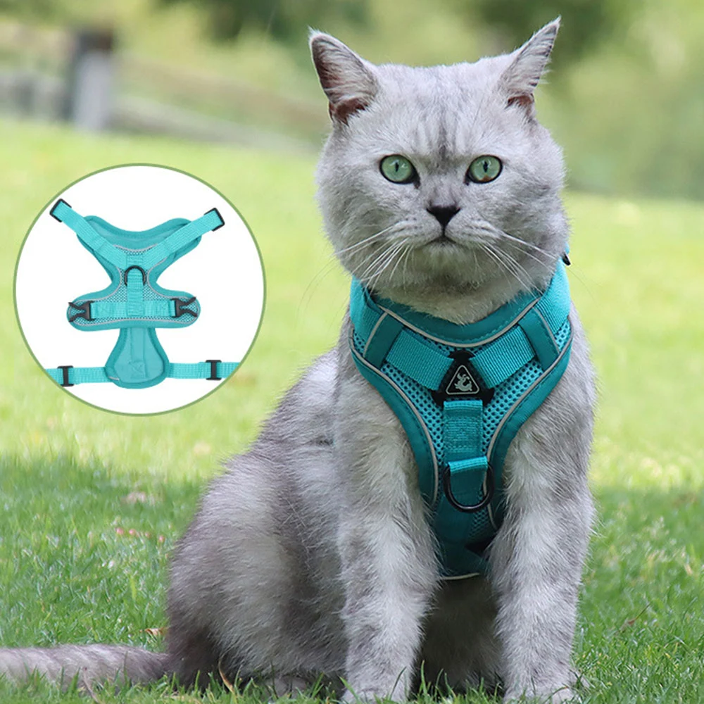 Title 22, Cat Harness Escape Proof Breathable Cat Harness...