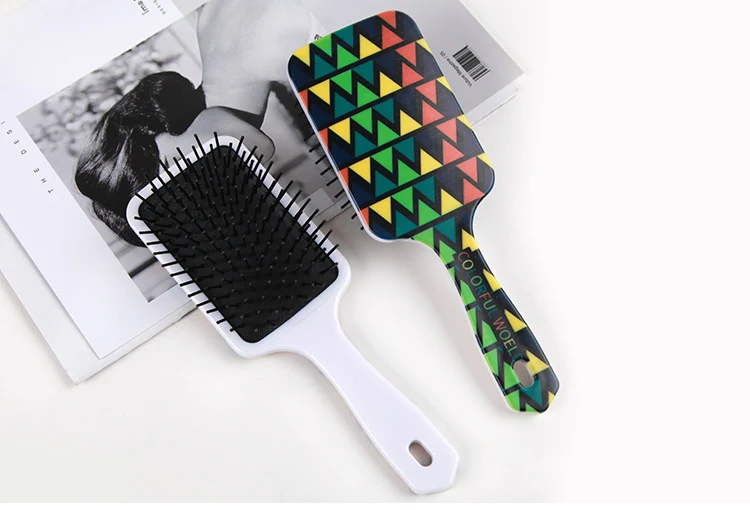 Title 2, Large plate airbag comb for gentle detangling a...