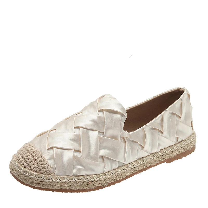 Title 3, Womens Fashionable Woven Flat Lazy Shoes Comfo...